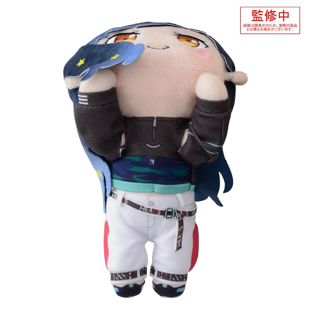 Project Sekai Colorful Hatsune Miku Лежащая плюшевая игрушка Сираиси Новый этап! подвиг. "Анн -Бренд Стиль-" (S)