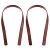 2 шт. Ремень для сумки на плечо из ПУ-кожи Съемные ручки для сумки DIY Запасной ремень для сумки Ручки для сумки с центральной прострочкой Аксессуар для сумки