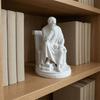 Украшения в форме философа Устойчивое основание 3D-печатная скульптура Ретро Литературное Настольное украшение для кабинета Офиса Прихожей