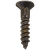 Scud Escutcheon Screw, Front, Metric, Flat Head, 8P, Black, PSH-08BH