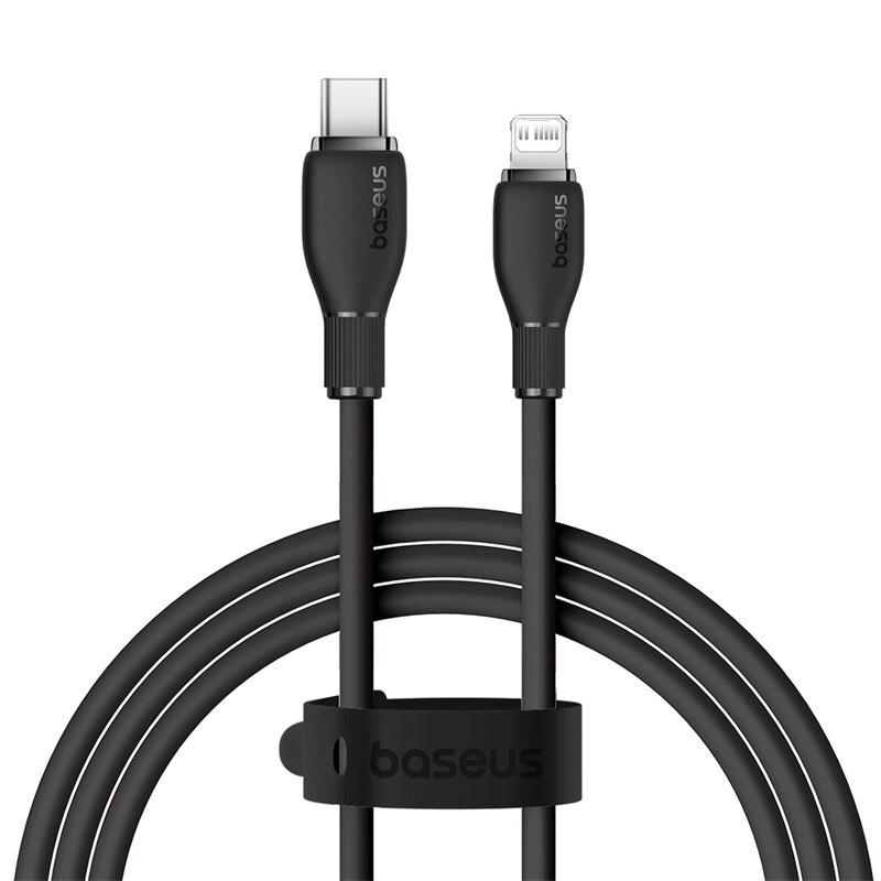 Кабель Baseus TPE 20 Вт USB C для 14 13 12 11 Pro Max XS Кабель быстрой зарядки Type C на Lighting Дата-кабель для iPad Macbook