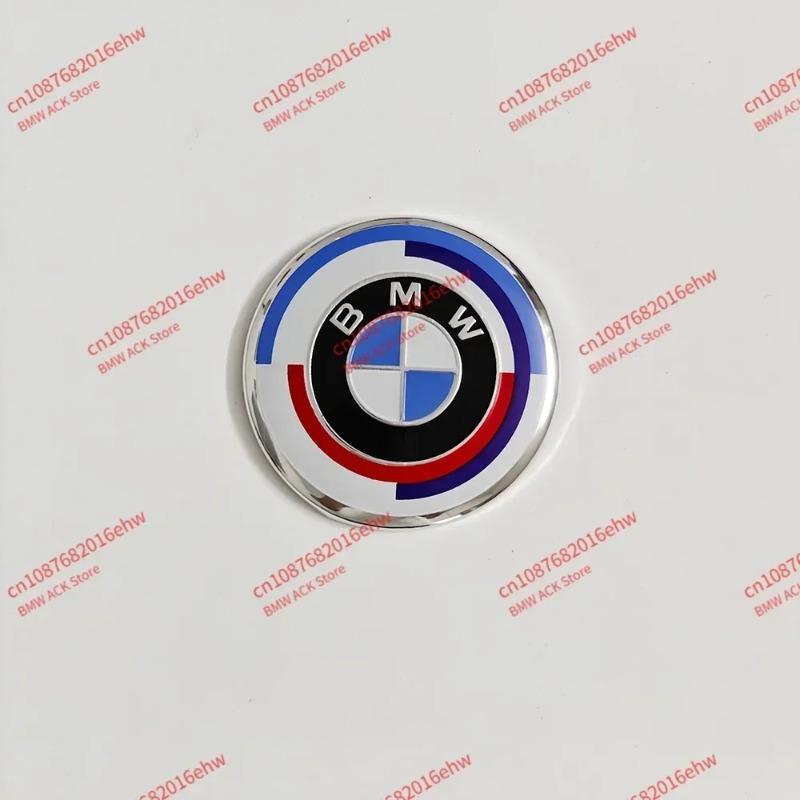 1Pcs 45mm Car Steering Wheel Badge Emblem Stickers For BMW E36 E46 E53 E90 E60 E61 E93 E87 X1 X3 X5 X6 F30 F20 F10 Accessories