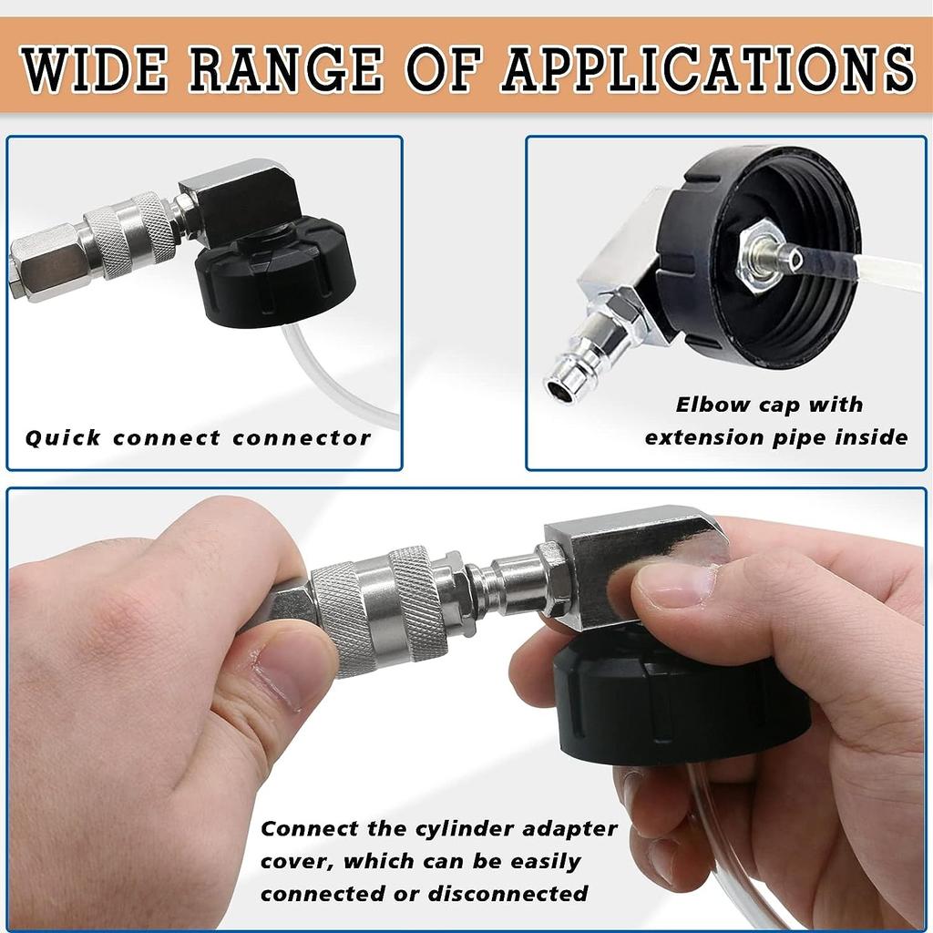 3L Liquid Brake Bleed Kit with 1L Refill Bottle & Cylinder Adapter, Vacuum Pump Bleed Pressure 10-30 PSI for Car Clutch Pneumatic A B S Systems