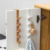 Traceless Door Hanger Hooks 5 Hooks Hanging Rack New Coat Hook  for Clothes Bag Caps Purse