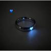 1 шт. светящееся кольцо в форме сердца любви светится в темноте модные регулируемые парные кольца серебряного цвета розового синего цвета ювелирные изделия подарок для любимого