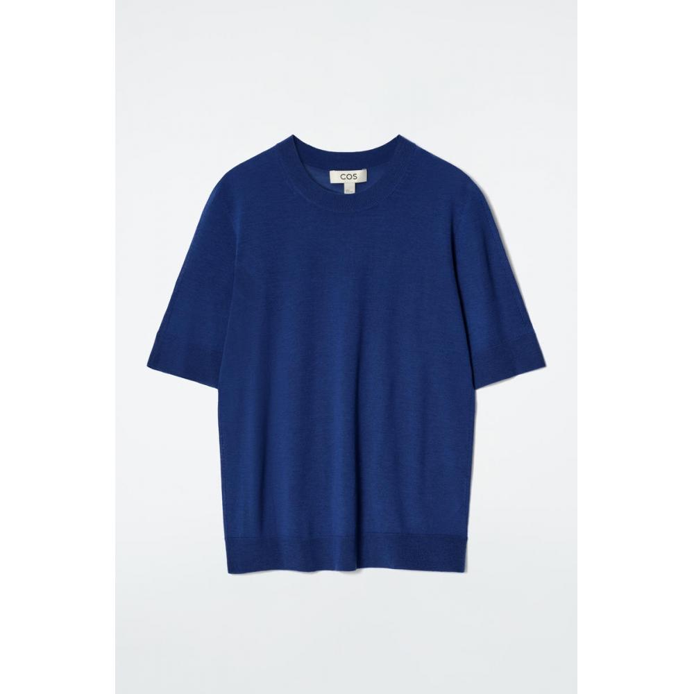 COS Трикотажная рубашка из японской мериносовой шерсти