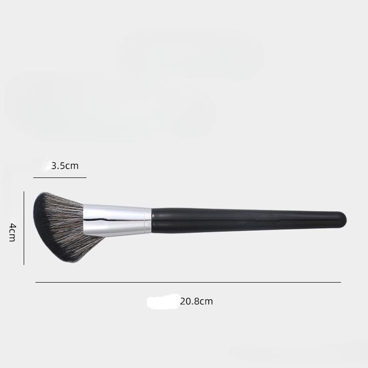 Sickle Grooming BrushLarge Angled Shadow BrushFace Side Face Contour Side Shadow Makeup BrushPortable Pack