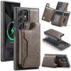 MAGKING K3 Series For Samsung Galaxy S24 Ultra Case Compatible with MagSafe Wallet PC+TPU+PU Phone Cover