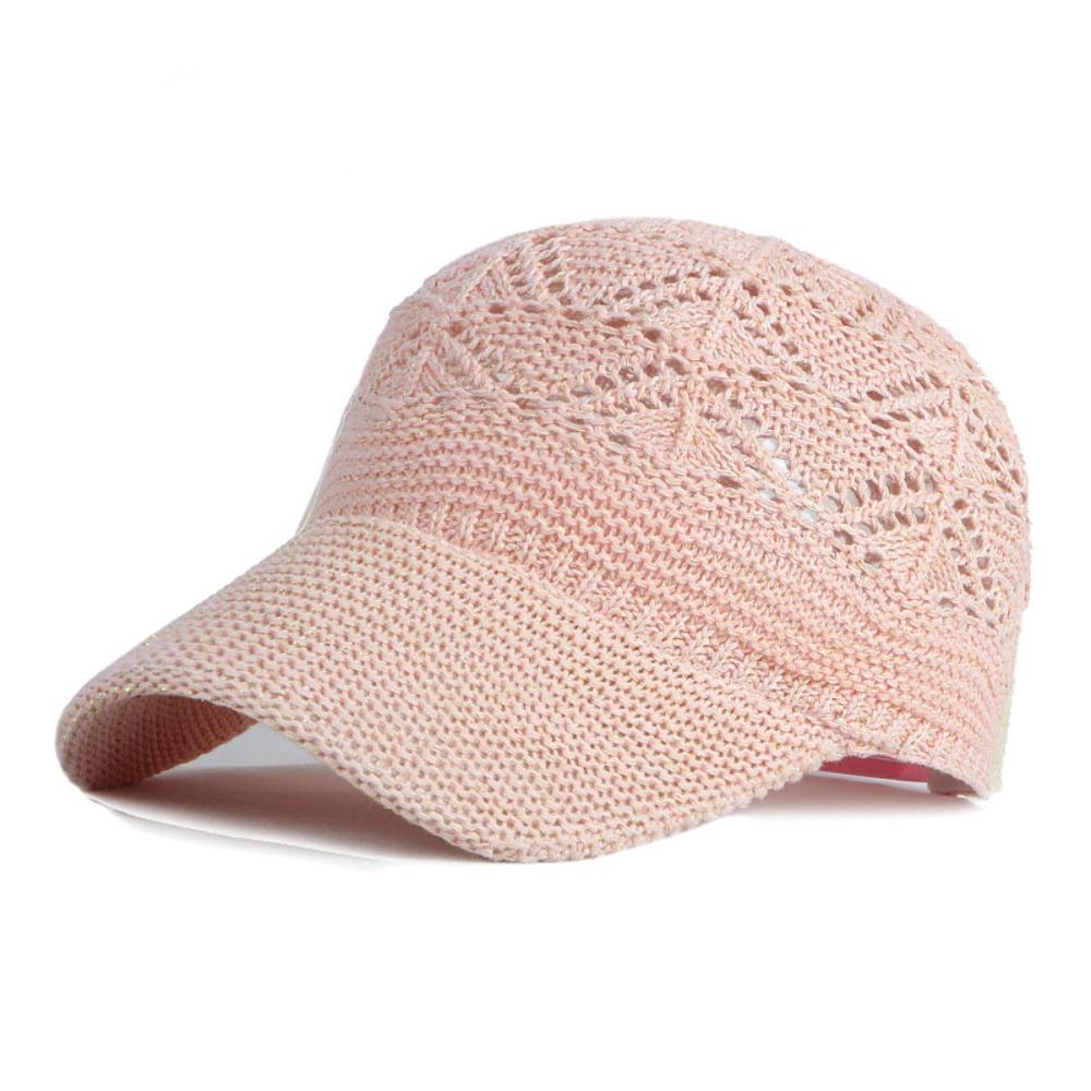 Retro Mesh Hat Casual Sun Hat Fashion Knitted Baseball Cap  Unisex