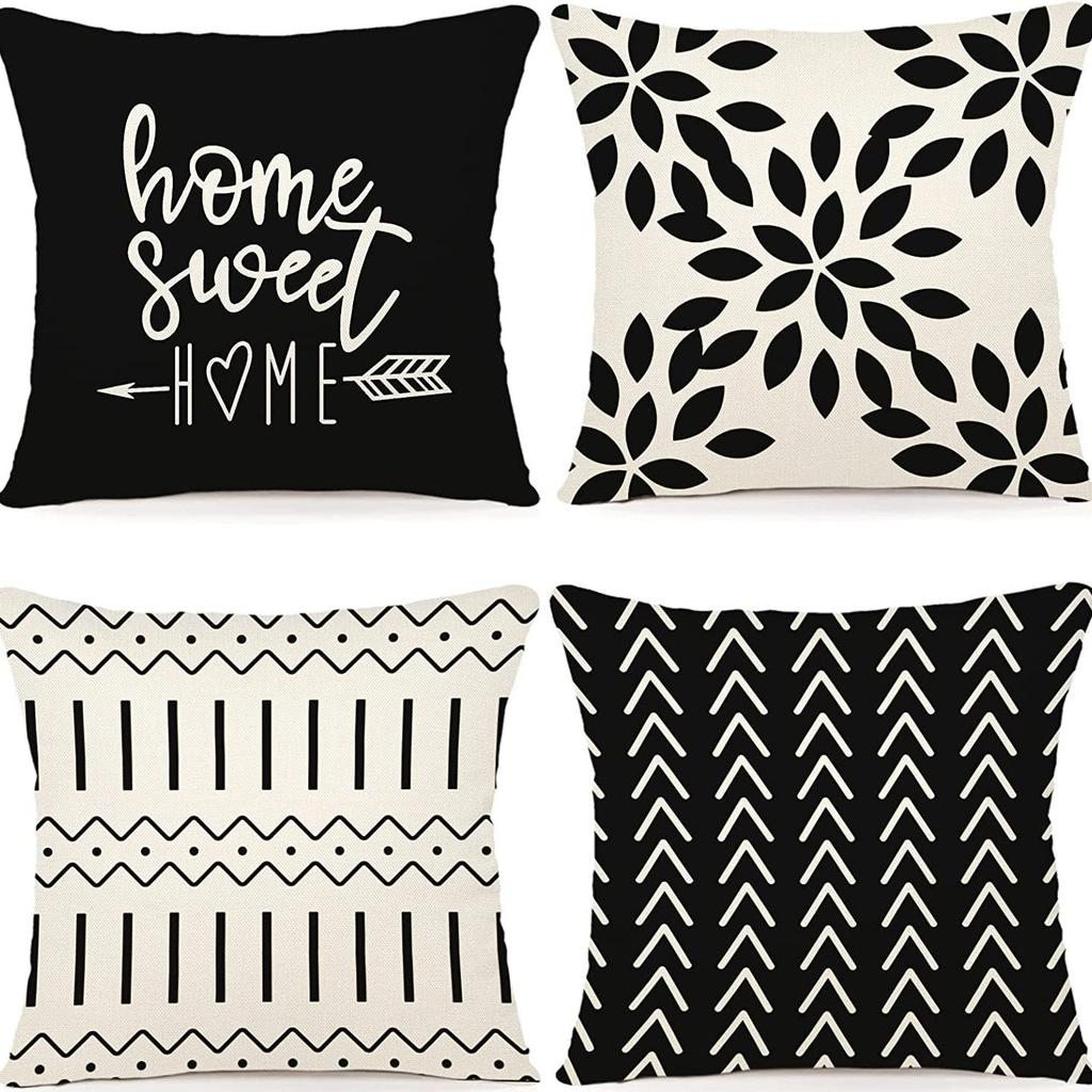 Modern Sofa Pillowcase Outdoor Decoration Linen Pillowcase Decoration Living Room Bedside Pillowcase