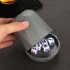 1 Set Dice Cup with Base 5 Dot Dice Heavy Duty Manual Shaker Cup Adults Family Night Bar Party Gambling Drinking Board Game Casino Equipment