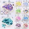 Home Party Supplies 10mm Flower Craft Paillette Flat Resin Bead DIY 350 Pcs Sequins Sewing
