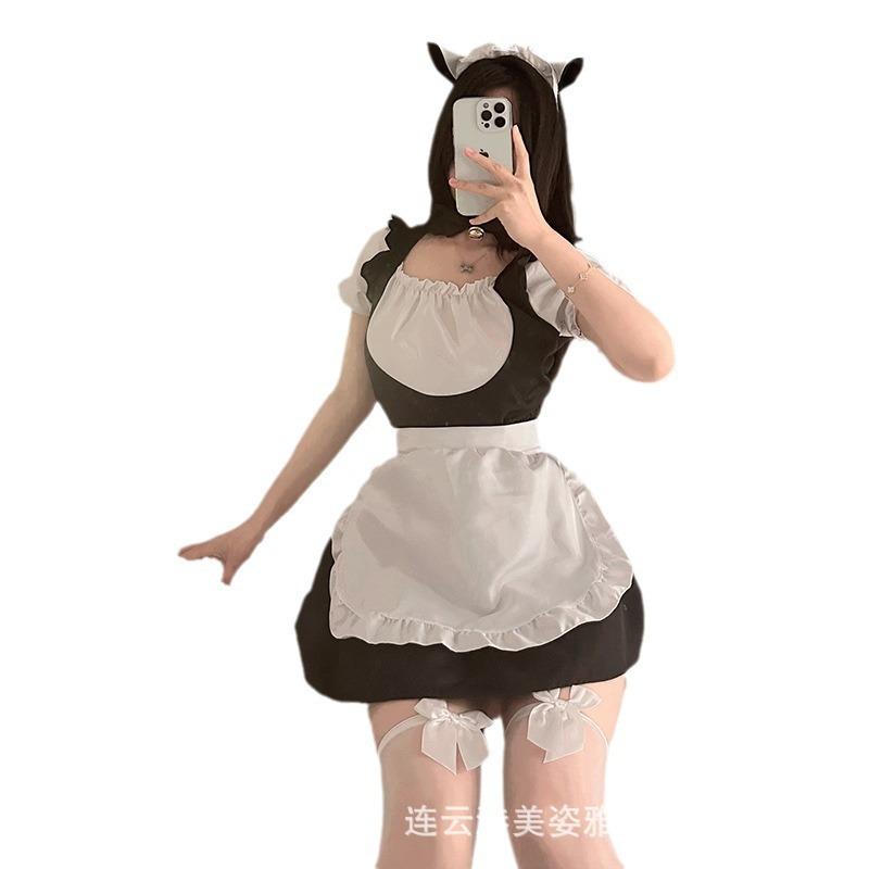 Sexy pure desire maid suit os uniform underwear lolita maid second dimension cute pure qqny