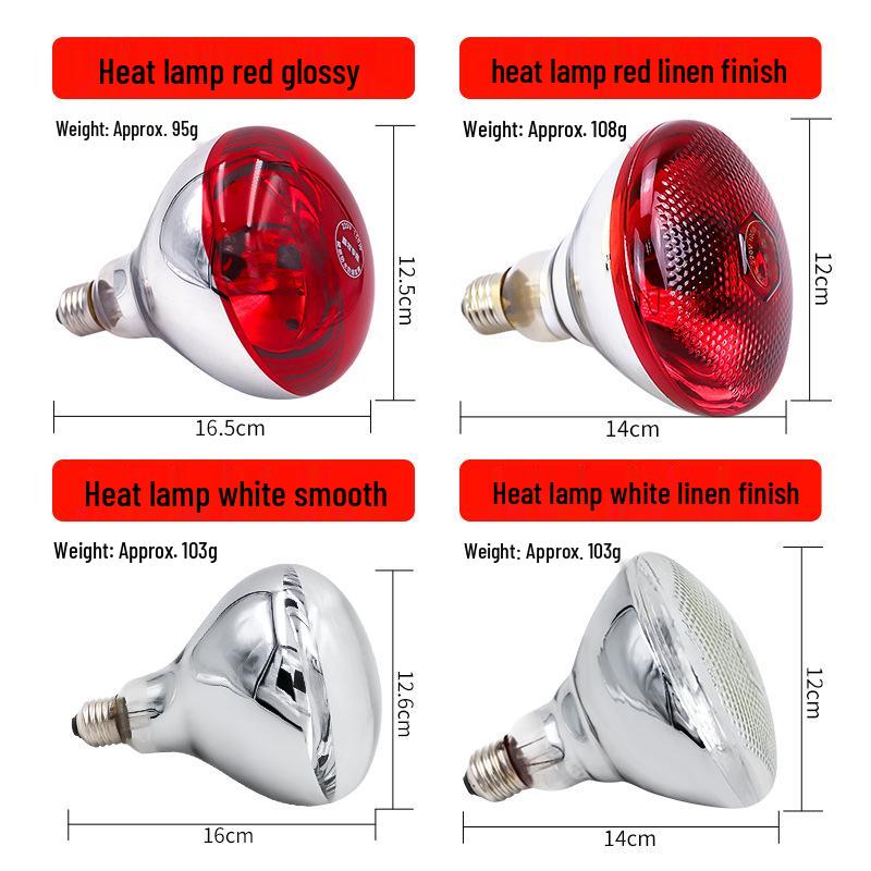 Водонепроницаемая инфракрасная лампа для обогрева молодняка животных: Взрывозащищенная конструкция для поросят и цыплят