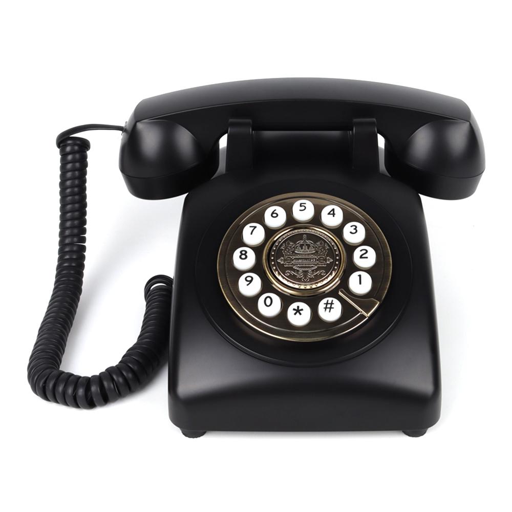 Audio Message Book Voice Record Vintage Telephone Recorder with Wireless BT Function Wedding Phone C