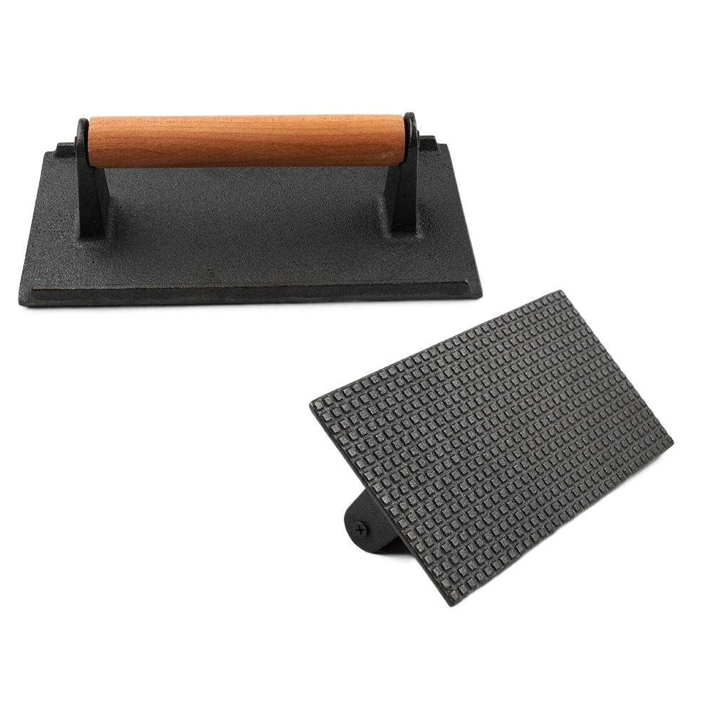 Сверхпрочный пресс для стейков и бургеров, плоская гриль-сковорода, измельчитель гамбургеров, доска для прессования мяса, кухонные гаджеты