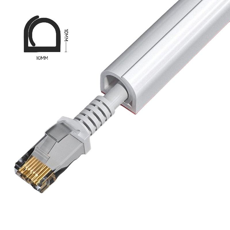 1PC 1/2/3/5/10m Wire Cords Covers Paintable Cable Concealer Cable Hider TV on Wall Wire Hiders Cable Management Cord Hider Wall