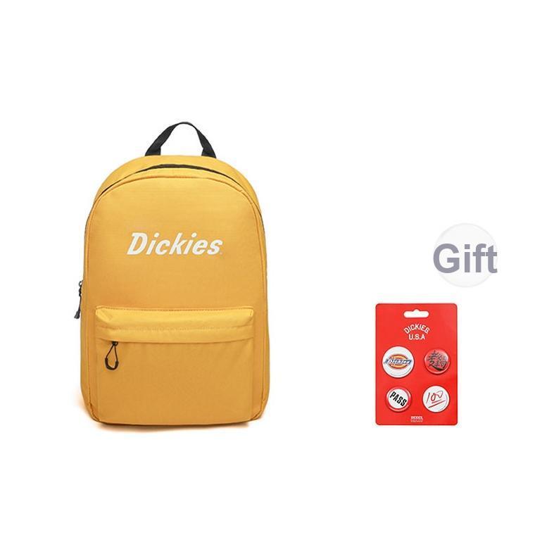 Dickies Work Style Large Capacity Versatile Water-Resistant Minimalist Student Backpack Unisex Backpack Yellow DK009688YLX1