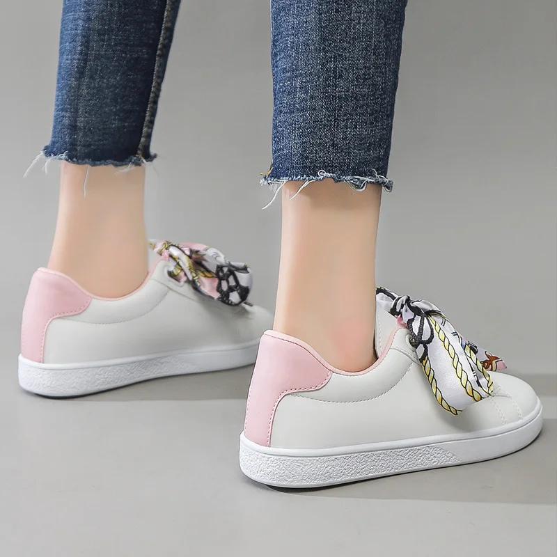 Женские кроссовки Модные ленточные повседневные туфли на шнуровке Туфли на плоской подошве Теннисные спортивные туфли для катания на коньках Кроссовки для студентов Кроссовки для повседневной ходьбы Кроссовки для бега