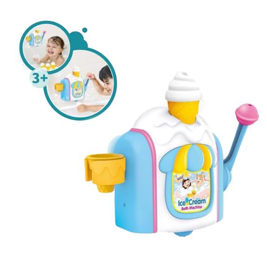 Игрушка для пены для ванны в виде мороженого для малышей, машина для пены для ванны с пенообразователем, набор для ролевой игры в мороженое, игрушки для ванны для мальчиков и девочек 3-8 лет