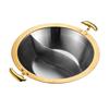 Zouyue Hengsheng Hammered Stainless Steel Dual-Flavor Hot Pot