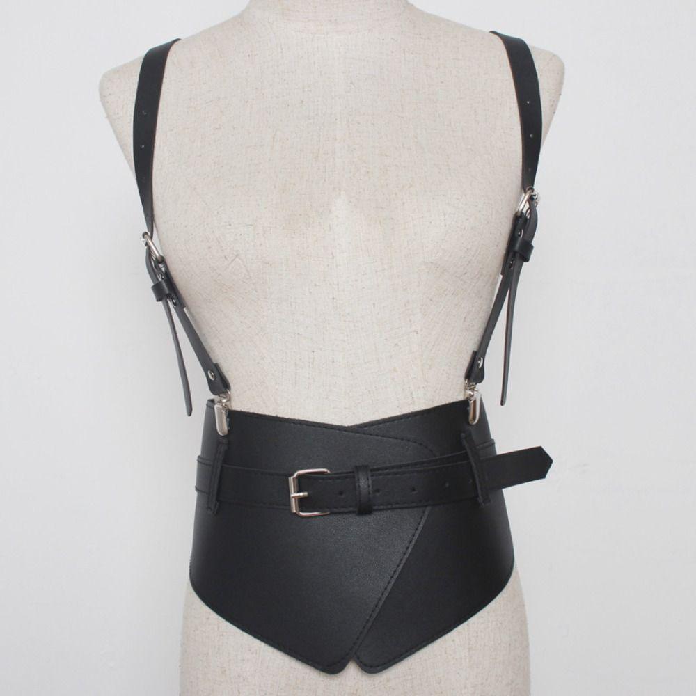 Уличный стиль Панк пояс нагрудный корсет корсет пояс готический подтяжки одежда аксессуары