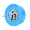 Мини круглый встроенный цифровой ЖК-термометр гигрометр измеритель влажности и температуры IndoorBlue
