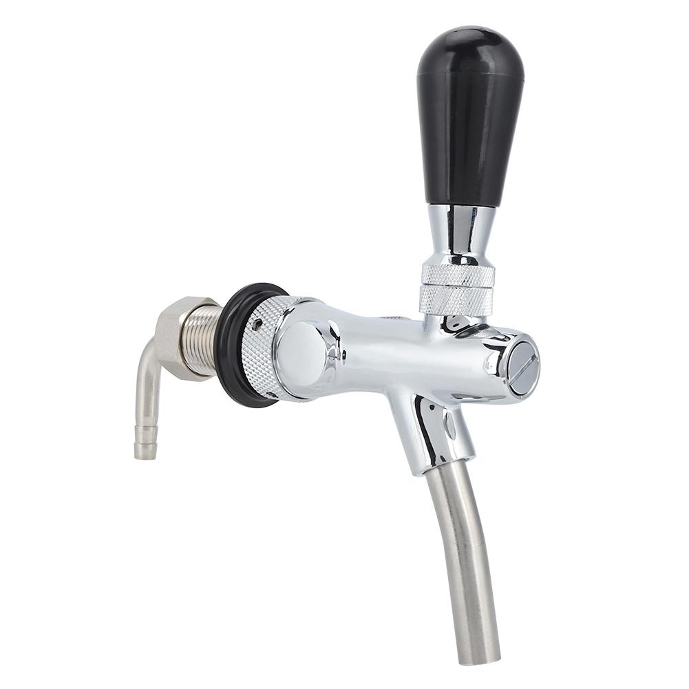 G5/8in резьба хромированная латунь нержавеющая сталь регулируемый пивной кран аксессуары для пивных кег