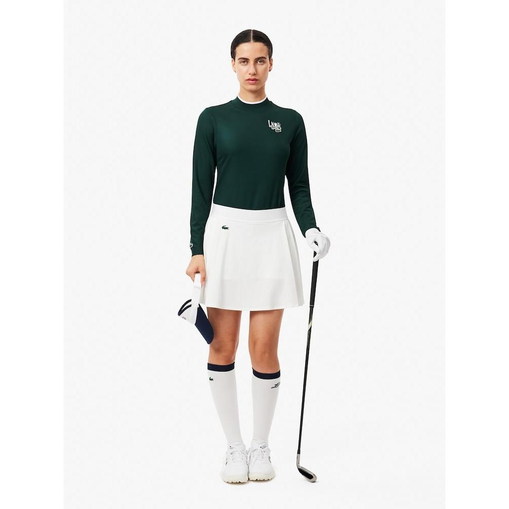 Lacoste Женская футболка с графическим узором и длинным рукавом Tf2765 54n Yzp q2nTf2765 54nYzp