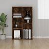 VidaXL Bookcase-Buffet Smoked Oak 50x25x80 Cm Engineered Wood 826611