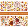 Thanksgiving Turkey & Autumn Maple Leaf Wall Stickers