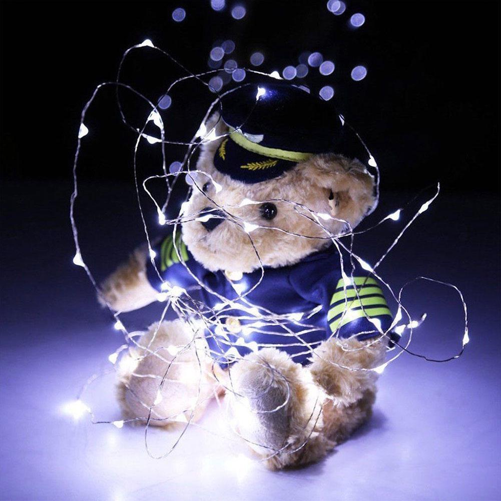 5/10 м USB светодиодный водонепроницаемый провод, медная гирлянда, украшение, фея