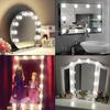 USB LED Vanity Mirror Light with 10 Hollywood Bulbs
