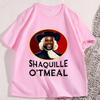 ShaquilleOatmeal T Shirt Man Cotton Printed Short Sleeve Tshirt Casual Round Neck Pullover Loose Tshirt High Quality Clothes