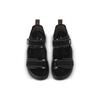 Louis Vuitton Женские черные пляжные сандалии из замши Lous 1ABVQX