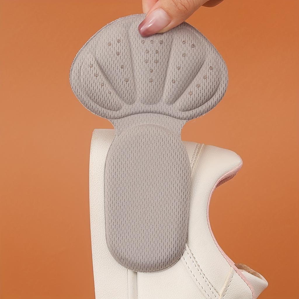 Мягкие подушечки для пятки из термопластичного эластомера (TPE), 1 пара — противоскользящие накладки на пятку для регулировки размера обуви, дышащие амортизирующие вставки для пятки с функцией увеличения высоты