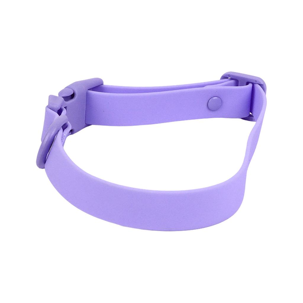 Adjustable Dog Collar Waterproof Rustproof Easy to Clean Soft Flexible Comfortable PVC Dog Collar for Dogs Cats Pets
