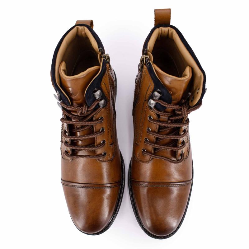 Ботильоны Генрикар на шнуровке Wilex73 Кожа Мужчины PIERRE CARDIN