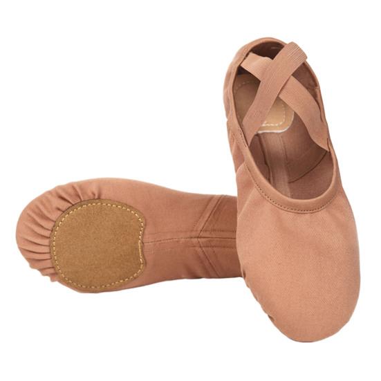 Yousheng, 1 пара балетных туфель для девочек, танцевальная обувь из эластичной ткани, мягкие дышащие, износостойкие, легкие танцевальные тапочки для малышей, обувь