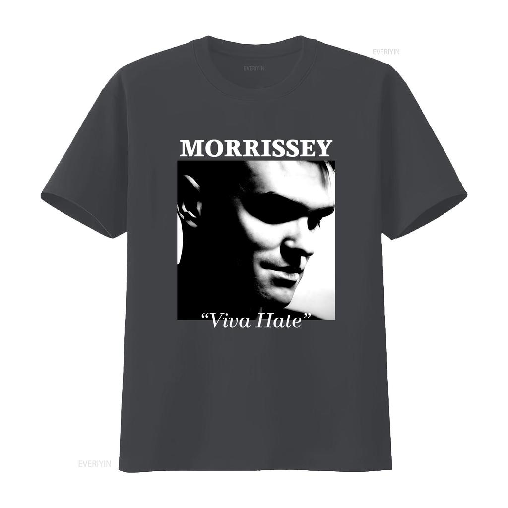 Morrissey Viva Hate Music Band Rock Roll Punk T Shirt Vintage Washed Comfortable Fashion Unisex Versatile Top For Everyday Wear