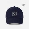 Spring And Summer Cartoon Bear Embroidered Baseball Cap Female Face Small Cap High Quality