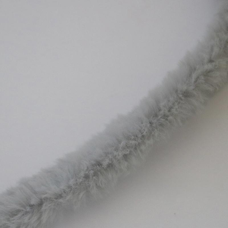 1 м 15 мм Плюшевая лента из искусственного кроличьего меха Пушистая отделка DIY Кукла Скрученная проволока Палочка Домашний декор Шитье Аксессуары для костюма