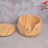 Деревянная чаша для пряжи для хорошо организованного вязания, широкое применение, компактная и портативная чаша для хранения пряжи