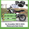Для мотоцикла Scrambler 400 X 2024 Подушка-чехол на сиденье 3D Airflow Дышащая сетка Противоскользящий Водонепроницаемый Сетчатый амортизирующий коврик