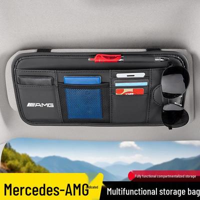 Зажим для хранения очков на солнцезащитный козырек для Mercedes-AMG Vito, S-Class, CL-Class, V-Class, EQS и EQC