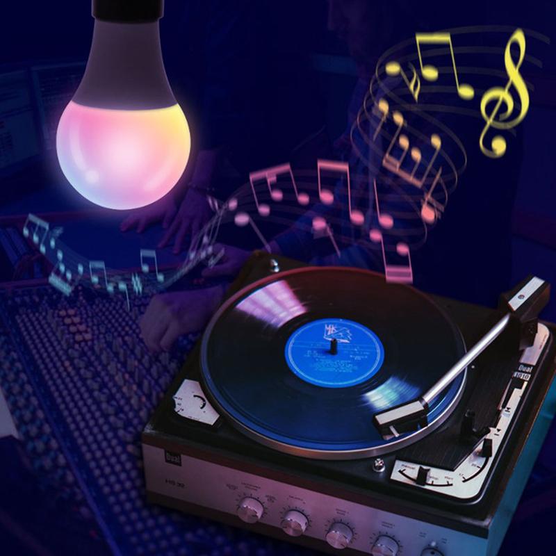 15 Вт интеллектуальная лампочка с управлением по Bluetooth, E27 RGB светодиодная лампа с регулировкой яркости для домашнего декора
