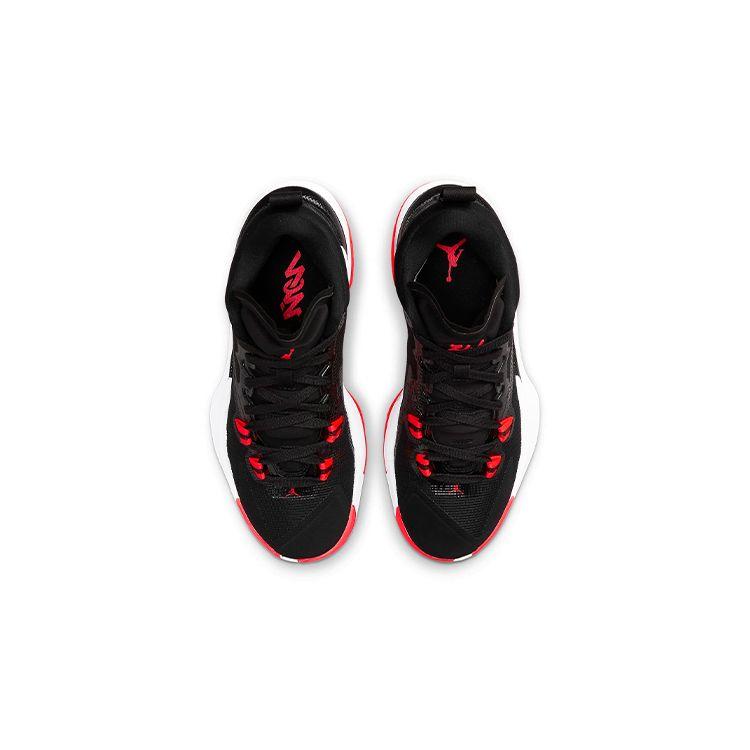 Air Jordan Zion 1 GS Bloodline Детские кроссовки Черный Белый Ярко-малиновый DA3131-006