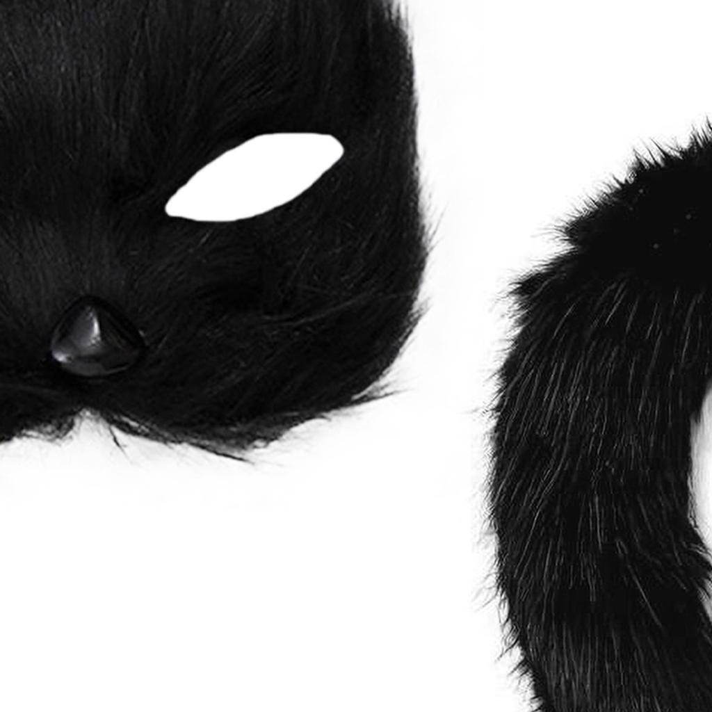 Набор Животное и Хвост Длинный для Хэллоуина Маскарадное Выступление