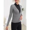 Women's Fashion Long Sleeve Casual Knit Sweater Solid Button Front Cardigan