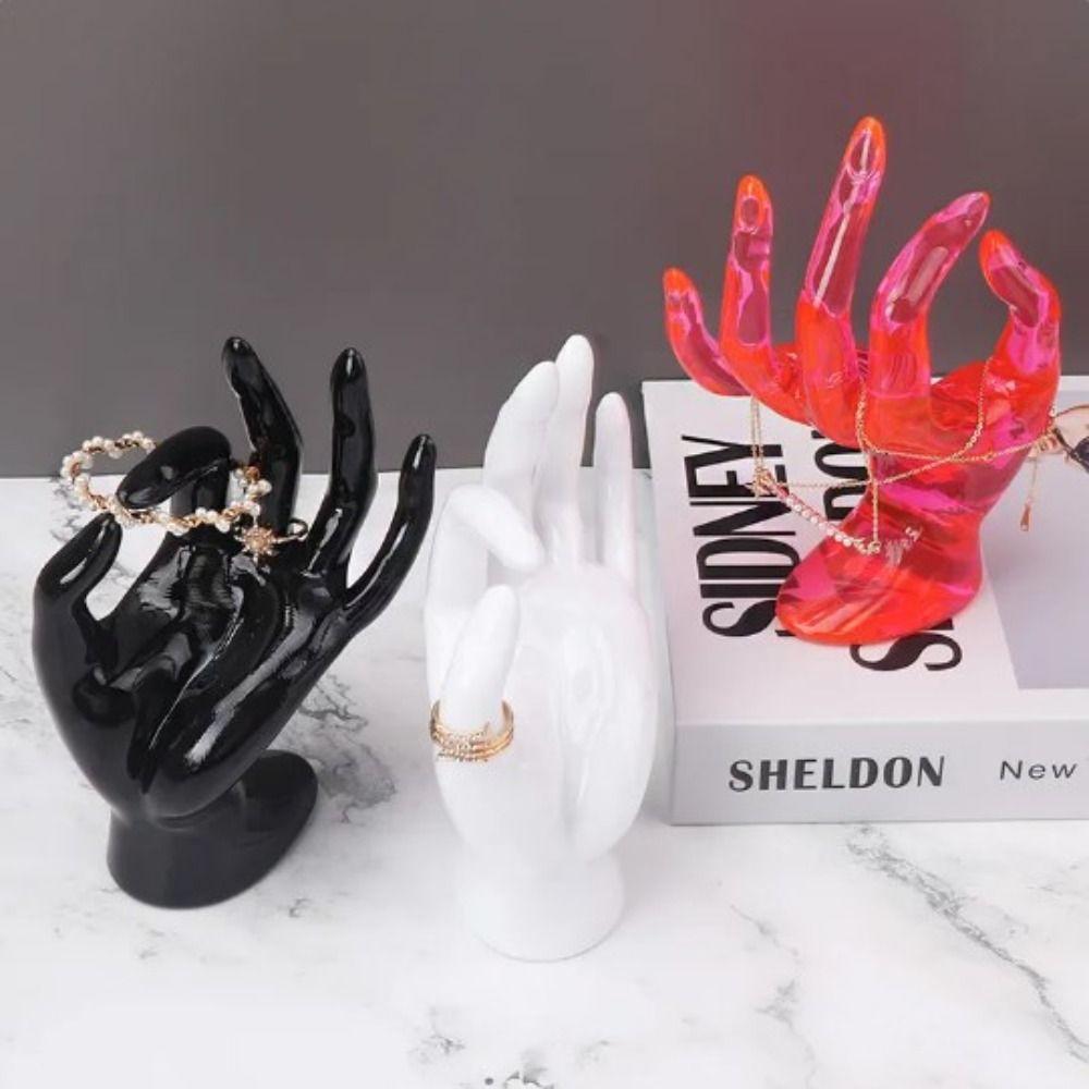 Model Art Jewelry Display Stand Plastic OK Hand Model Props Ring Display Ornaments  Jewelry Display